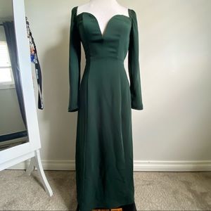 Emerald green Wilfred dress